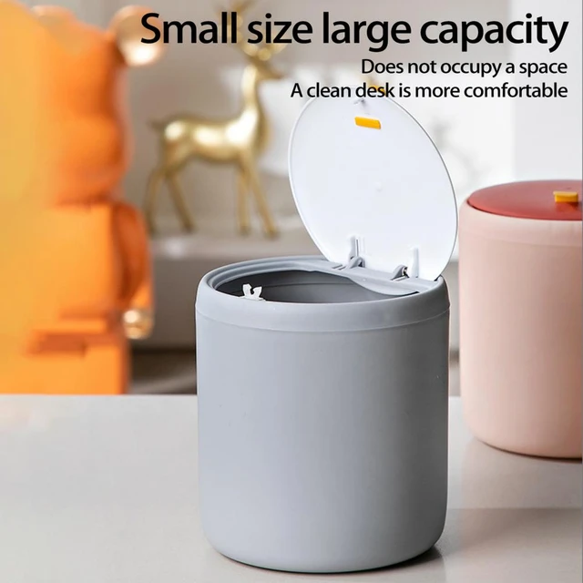 Mülleimer mit Griff große Kapazität Kontrast farbe abnehmbar leicht zu  reinigen Geruch Kunststoff Press deckel Mini