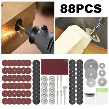 

Mini Circular Saw Blade Set 88pcs Diamond Saw Blade Resin Cut-Off Wheels Wood Metal Cutting Discs for Dremel Rotary Tool