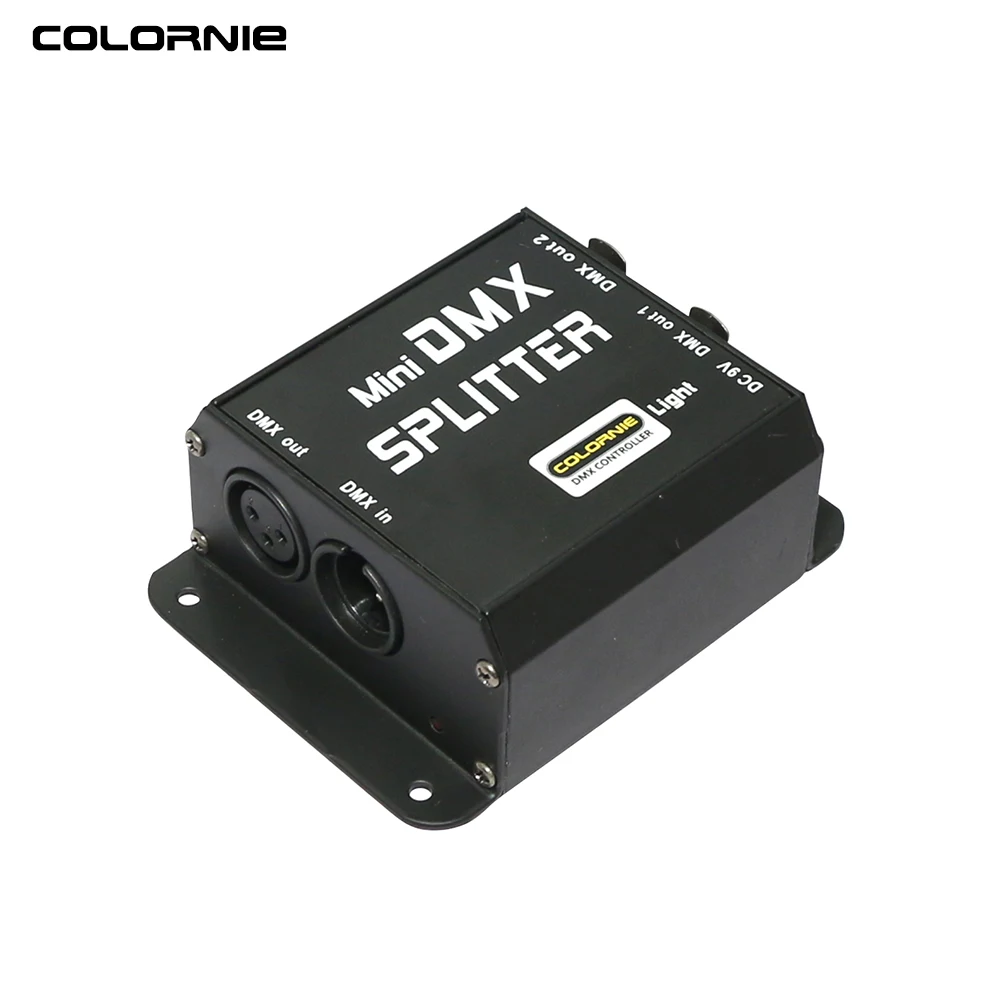 New 2 Way Dmx Amplifier Splitter Dmx512 Signal Splitter 2ch Dmx ...