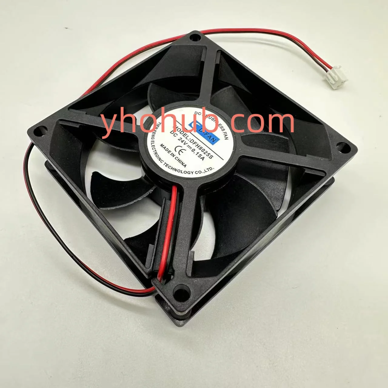 

D-FAN DFH8025S DC 24 В 0.15A 80x80x25 мм 2-проводной Вентилятор охлаждения сервера