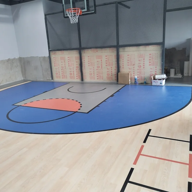 Beable Super Quality Outdoor Removable Wood Pattern Sports Flooring