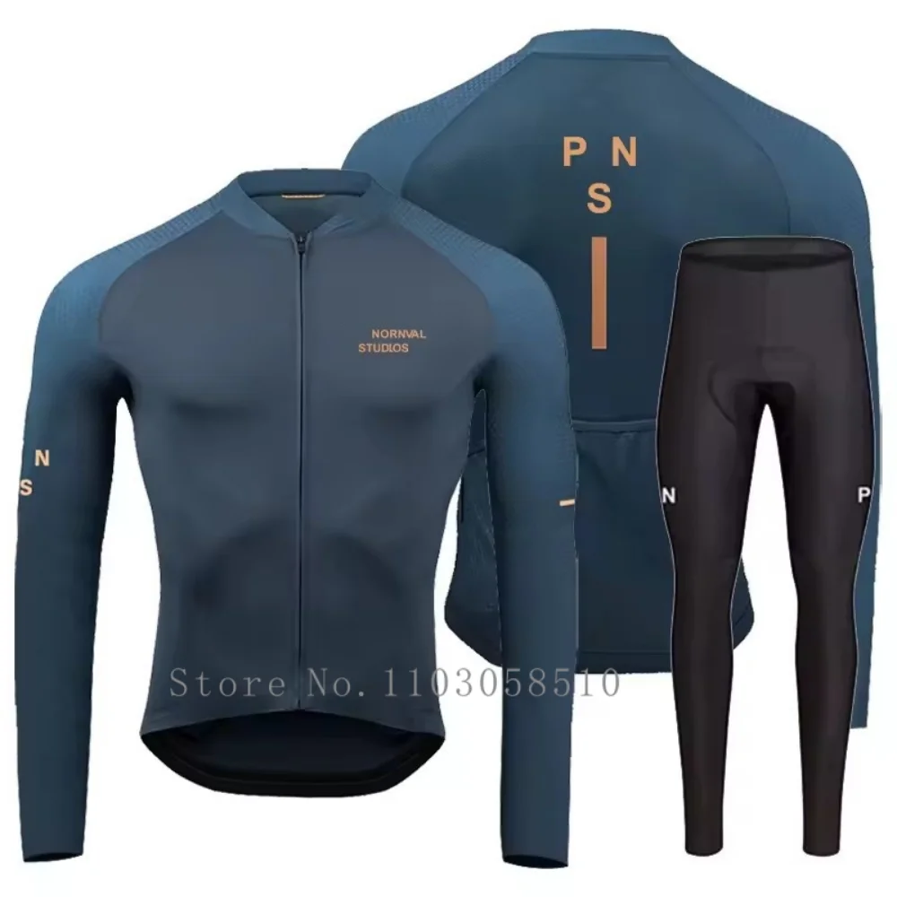 Men Autumn Cycling Jersey Set Spring Long Sleeve Clothing Ciclismo Bicycle Clothes Triathlon Profession Maillot Hombre
