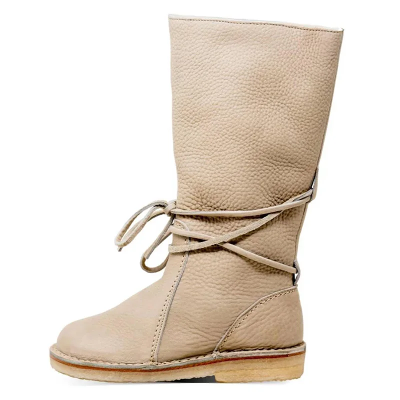 Fashion Women Winter Boots Knee High Boots Tall Snow Boots Leather Shoes Slim Thigh High Heels Long Boots Platform Shoes