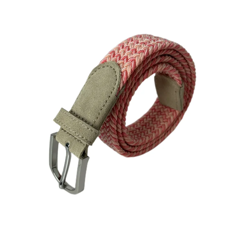 1 Boys/Girls Suede Belt Elastic Primary School Student Belt& Youth Casual Canvas Weaving Fashion 85-95-105cm 3.0cm Wide