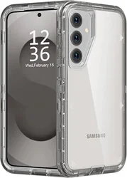 3 - in - 1 Military - Grade Shockproof Clear Phone Case - Galaxy S8+ (GRAY)