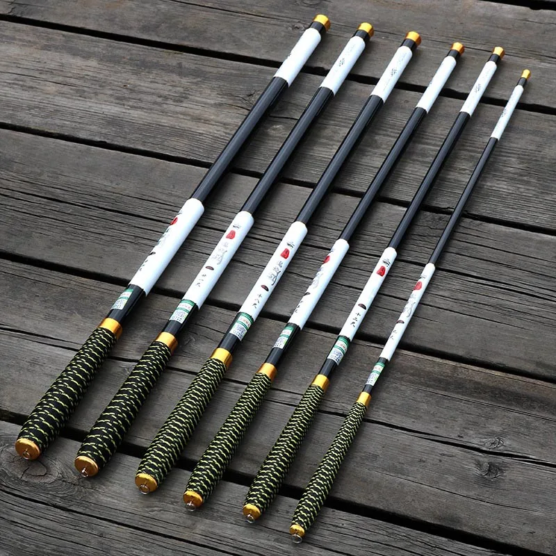 Ultralight Telescopic Fishing Rod Carbon Fiber Stream Lake Hand Pole Carp  Feeder Portable Fishing Rods Tackle