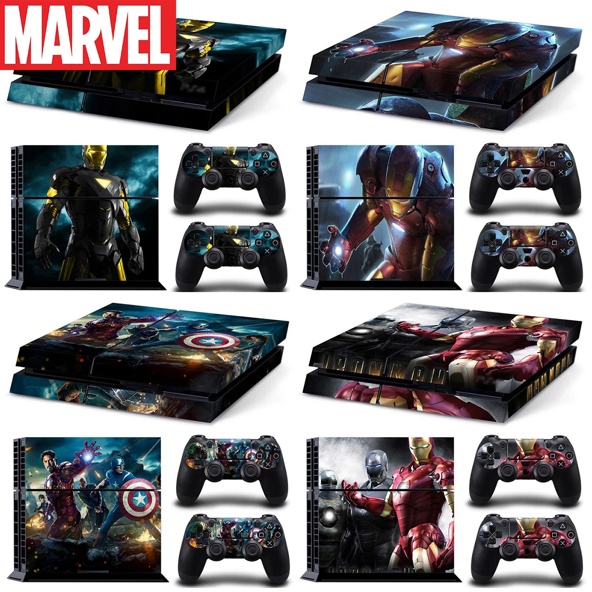 Skin PS4 PRO Adesiva Iron Man