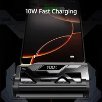 10000mAh Mini Capsule batterie externe Portable batterie externe double prise charge rapide Powerbank pour iPhone 16 Huawei Samsung Xiaomi 6