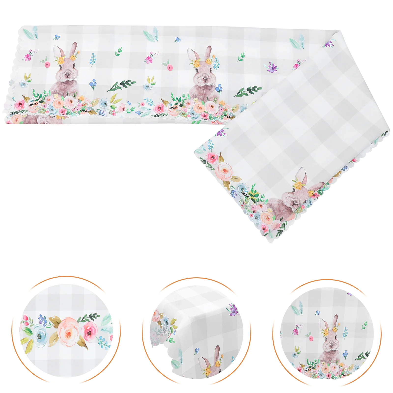 

Tablecloths Easter Holiday Supplies Kitchen Decor Runner Coffee Cover Spring Party Banquet