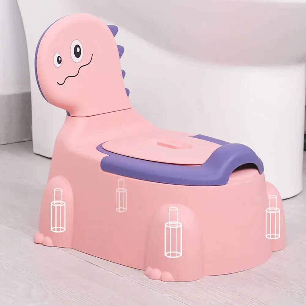 Baby Training Seat Potty Boys Urinals Cartoon Dinosaur Girls Toilet: 3 - 5 Days Free Delivery UK