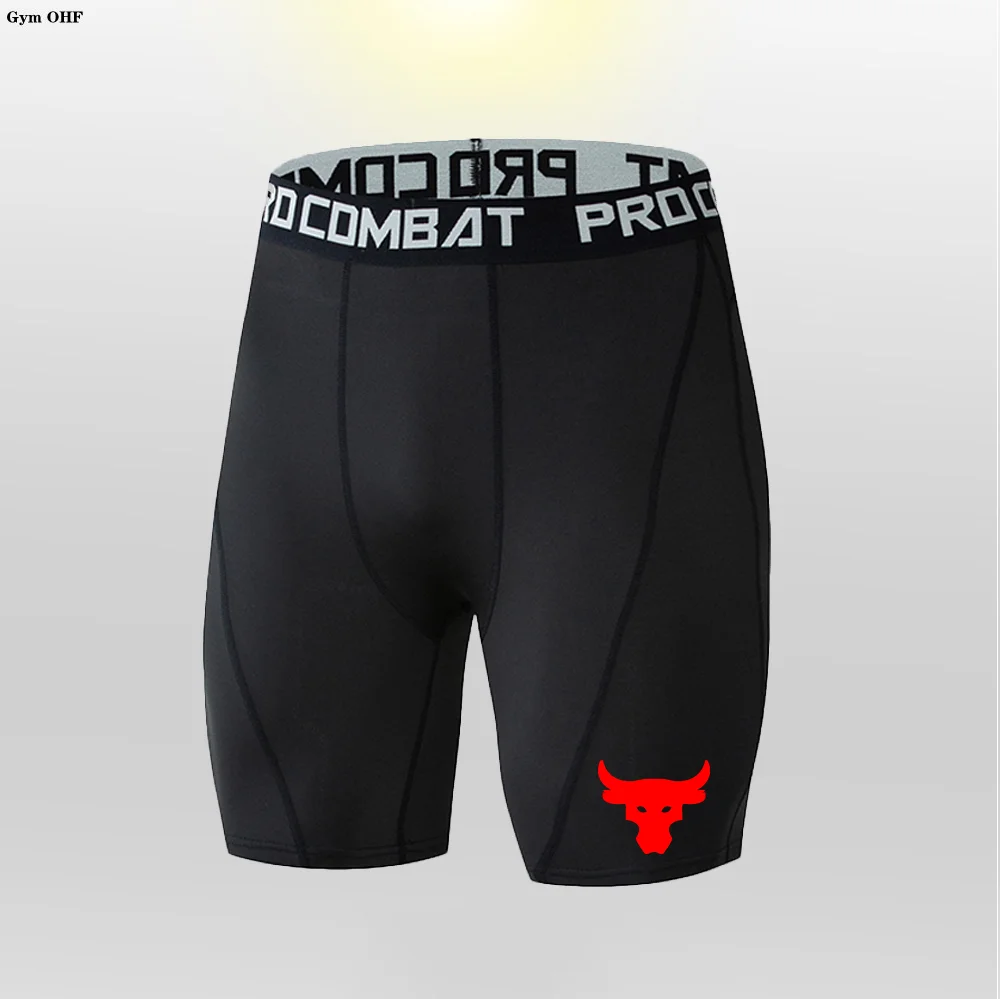 Quick Dry Compression Running Tights Gym Fitness Shorts with Men Sportswear Short Leggings Elastic  Sportshorts 6