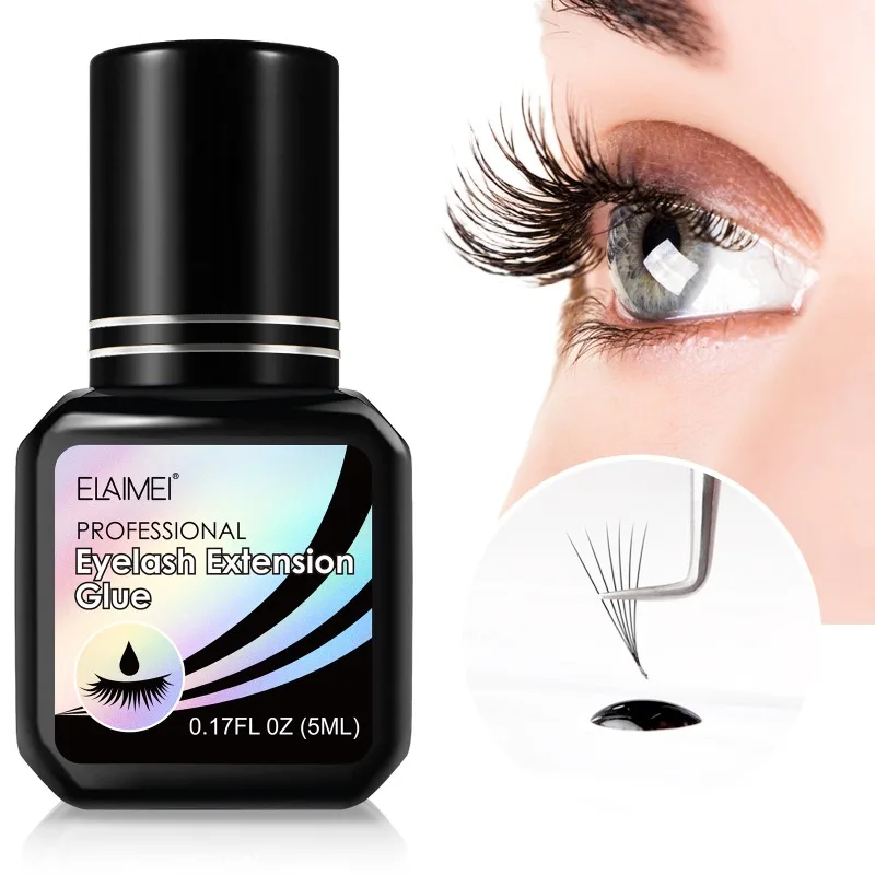 Professional Eyelashes Extension Glue Long Lasting Grafting Lashes Glue Quick Drying Adhesive Glue No Irritant Makeup Tools