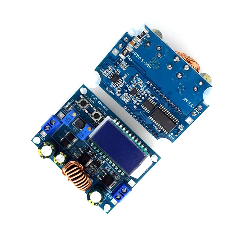 DC-DC Boost Converter Module - 5.5-30V Input To 0.5-30V Output Adjustable, LCD Display, Heat Sink - View #4