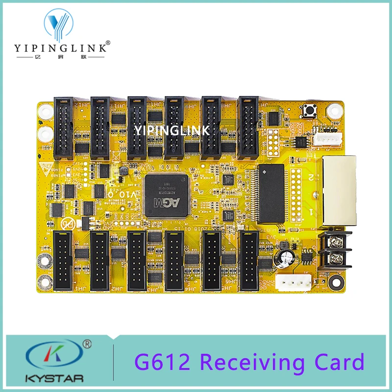 

Kystar G612 Receiving Card Maximum Load 98K Pixels For Outdoor Billboard Video Wall Replacement LED LCD TV Screens Stage