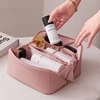 Trousse de maquillage Portable grande capacité pour femmes, sac à cosmétiques