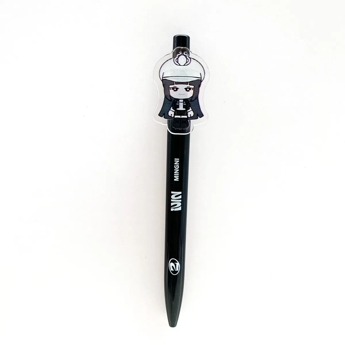Kpop (G)I-DLE Ballpoint Pen New Album Super Lady Character Photo Headshot Black Pen Student School Supplies Stationery Fans Gift