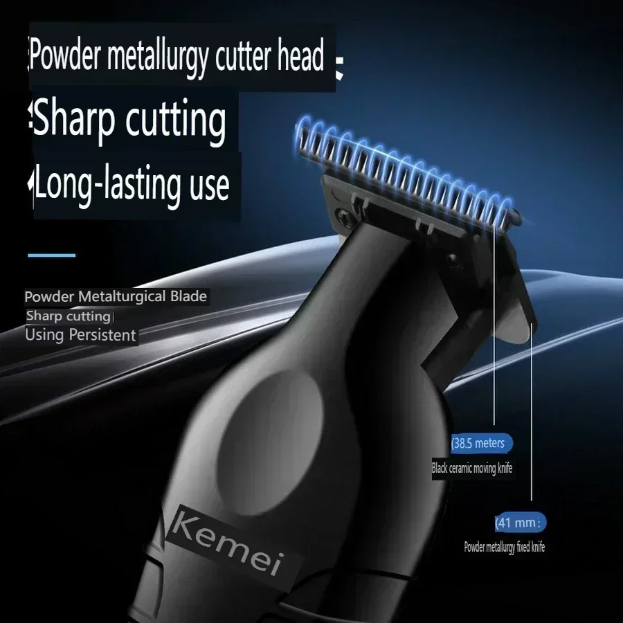 Kemei KM-2299 Men's Hair Clipper Professional Electric Hair Clipper USB Rechargeable Barber Trimmer Men's Electric Hair Clipper 5