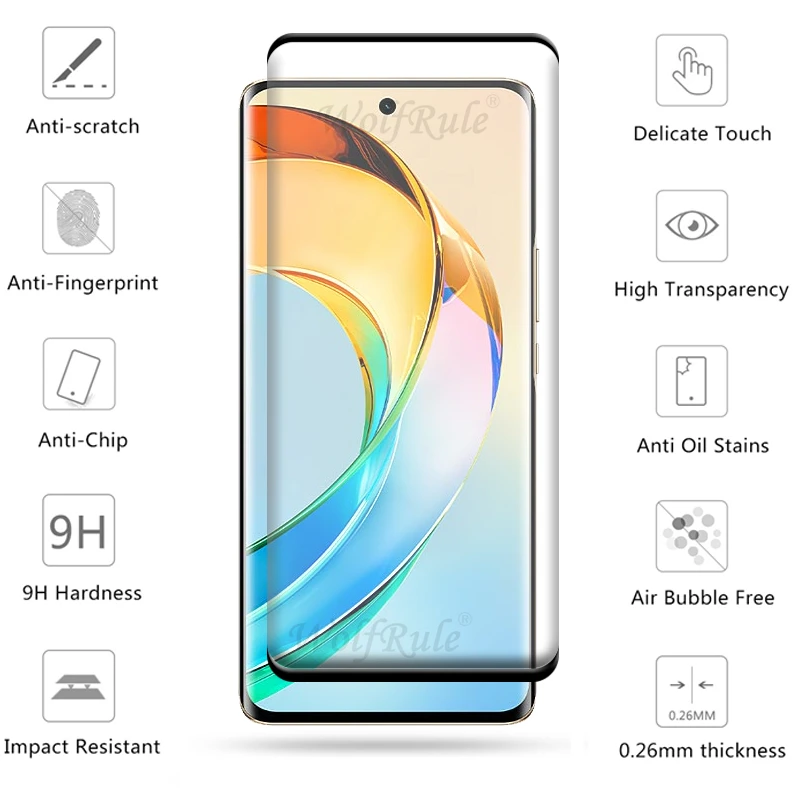 Universal 4-in-1 Tempered Glass Screen and Lens Protector