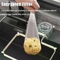 Nouveau filtre de vidange jetable pour évier de cuisine, support pour restes et résidus, accessoire pour système de drainage de cuisine domestique 1