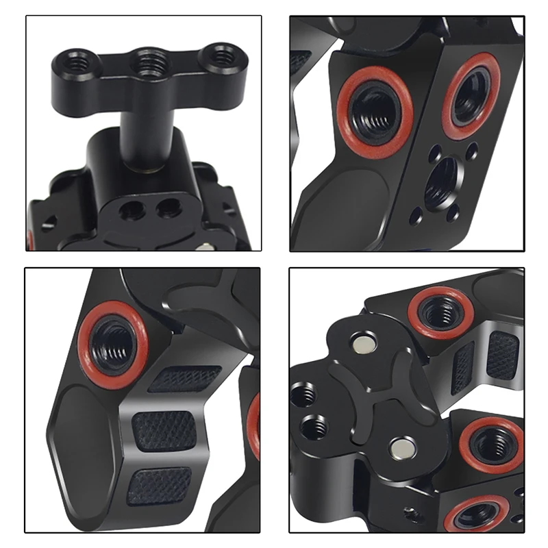 Super Clamp Krabben zange Clip 1/4 3/8 Arri Cold Schuh Magic Arm Licht Stativ Monitor Halterung für Gopro 13 für Insta360 x4 – Detail 14