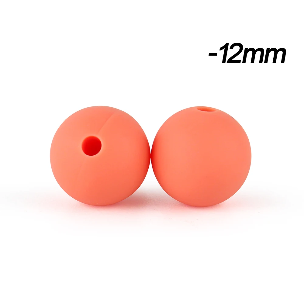 Silicone Beads for DIY Jewelry and Crafting - BPA Free, 12mm Round - Assorted Quantities