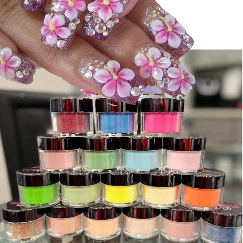 Acrylic Powder Carving Nail Polymer Dip Extension 3in1 Crystal Powder Manicure 1oz/30g nail powder,nail powder set