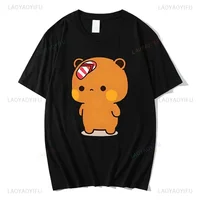 Couple Bubu Is Throwing Flip-flops At Dudu Summer Tshirt Dudu Was Threw Flip-flops By Bubu Since He Teases Bubu Summer Tee Tops 2