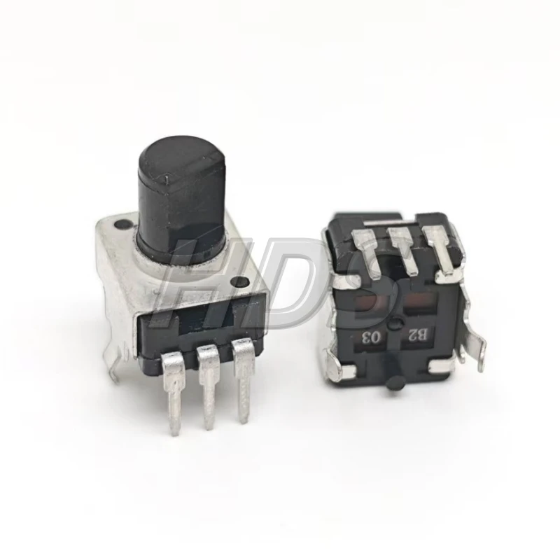 10PCS RV09 수직 7.5mm D 샤프트 B5K B10K B20K B50K B100K 0932 3Pin 씰 전위차계 가변 저항기