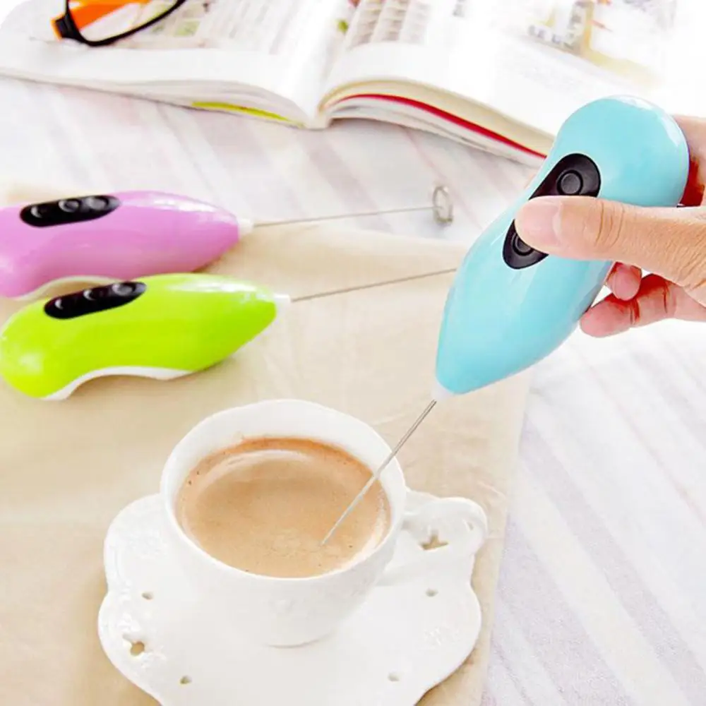 Milk Drink Coffee Whisk Mixer Electric Egg Beater Frother Foamer Mini  Handle Stirrer Practical Kitchen Cooking Tool - AliExpress