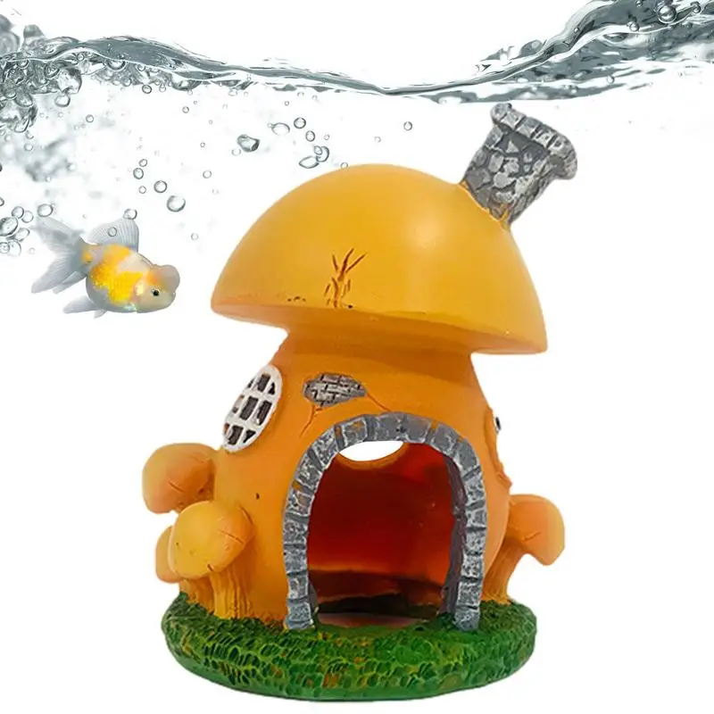 Fungo Acquario Decor Hideaway Allevamento Grotta Paesaggio Acquario Hideout Fungo Decor Acquario Decor Per Gamberetti Betta