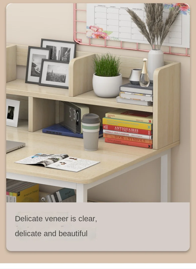 Desk Bookshelf Integrated Computer Office Table Girl Bedroom and Household Simple Writing Study Table and Chair Office Furniture hot