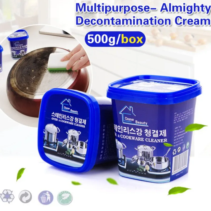 Multipurpose Stainless Steel Cleaning Paste Powerful Stainless Steel Cookware cleaner Removes burn marks on the bottom of pot