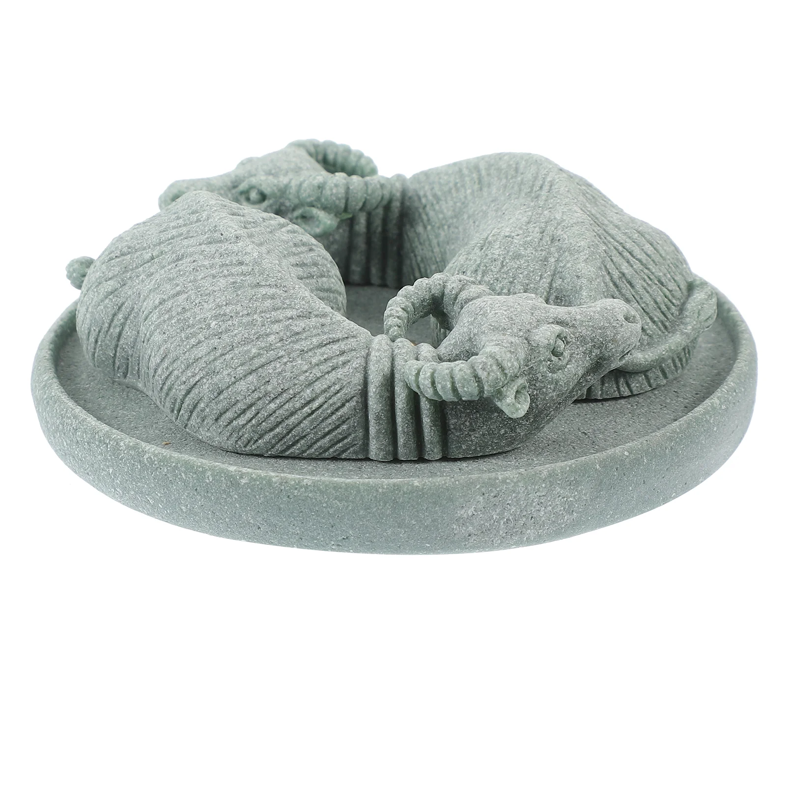 

Incense Stick Sandstone Tray Burner Round Holder Dish Sticks Plate Holders Braces Ornament