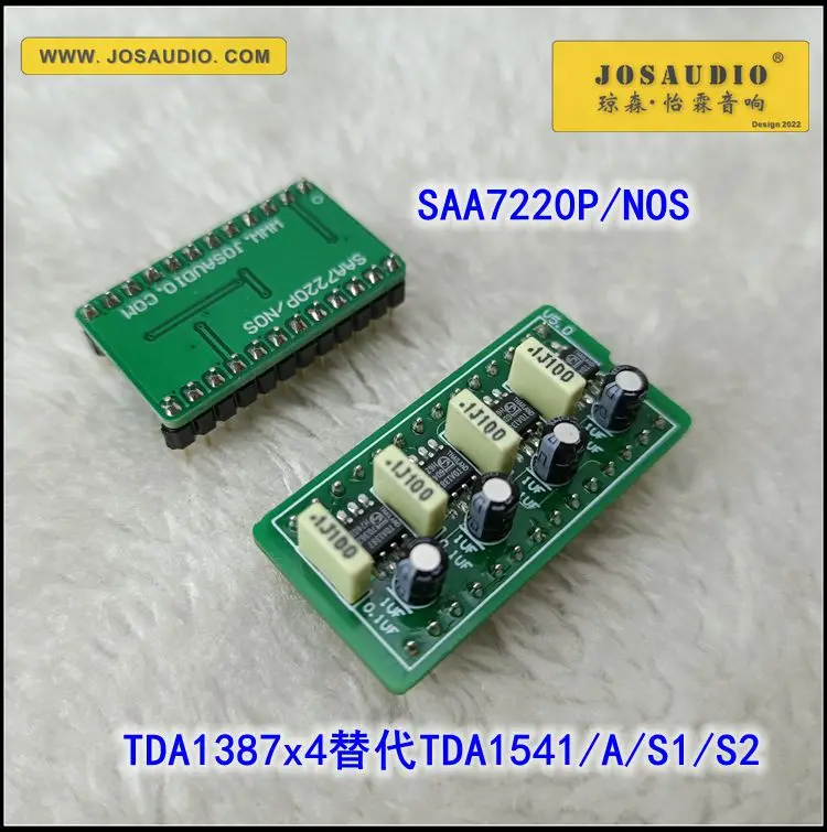 JOSAUDIO SAA7220P/NOS + 4 parallel TDA1387 instead of TDA1541A 4