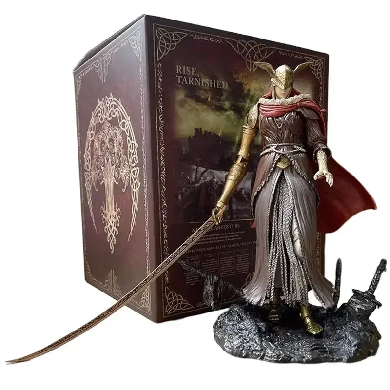 

24cm Elden Ring Figure Malenia Blade Of Miquella Anime Figure Valkyrie Action Figurine Statue Collect Model Toys Christmas Gift
