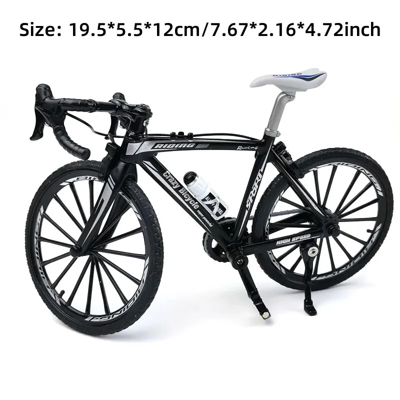 DIY Alloy Simulation Bicycle Model Toys Ornaments Mini Bicycle Decoration Racing Toy Model Collection