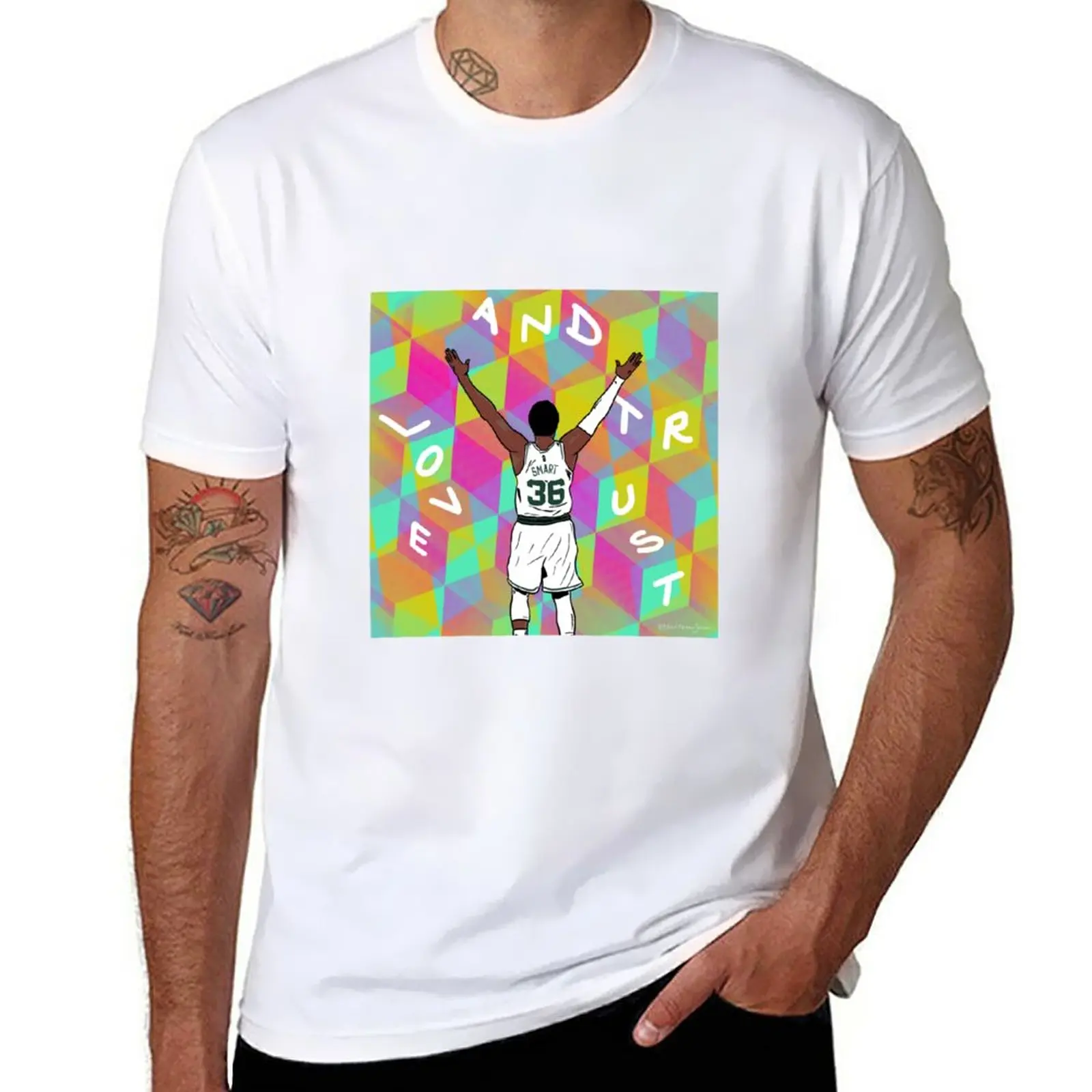 

New Love and Trust Smart T-Shirt anime custom t shirt men t shirt
