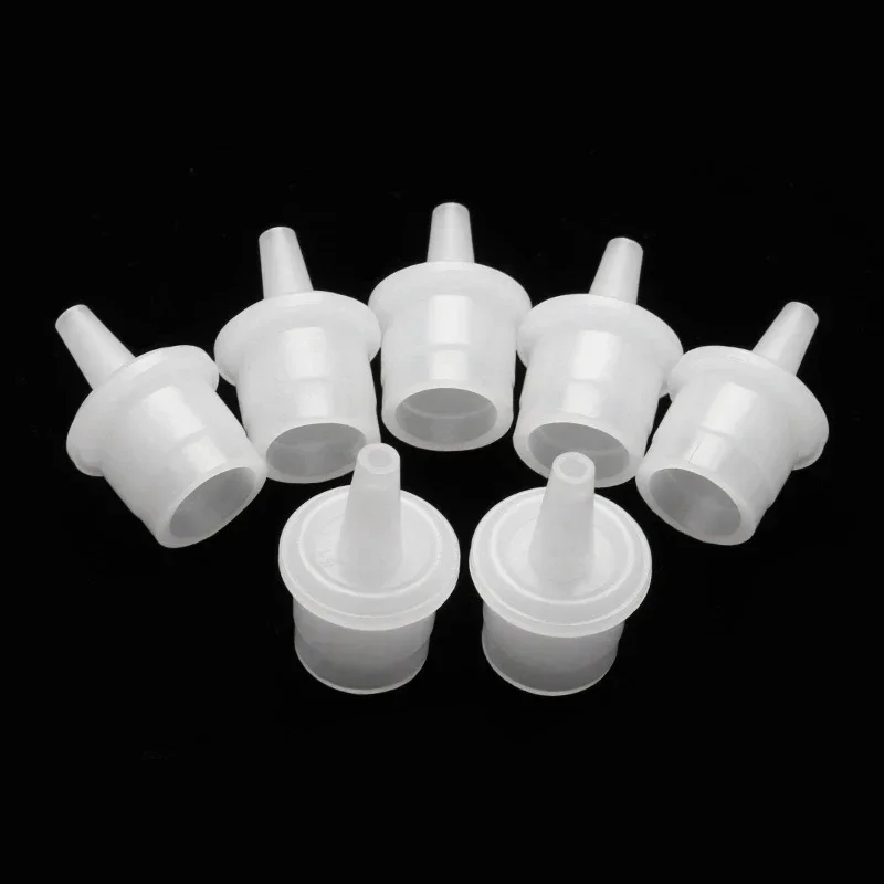 False Lash 20Pcs Eyelash Individual Eyelashes Extension Tools Glue Bottle Plug Adhesive Cup Nozzle Adhesive Holder Stopper