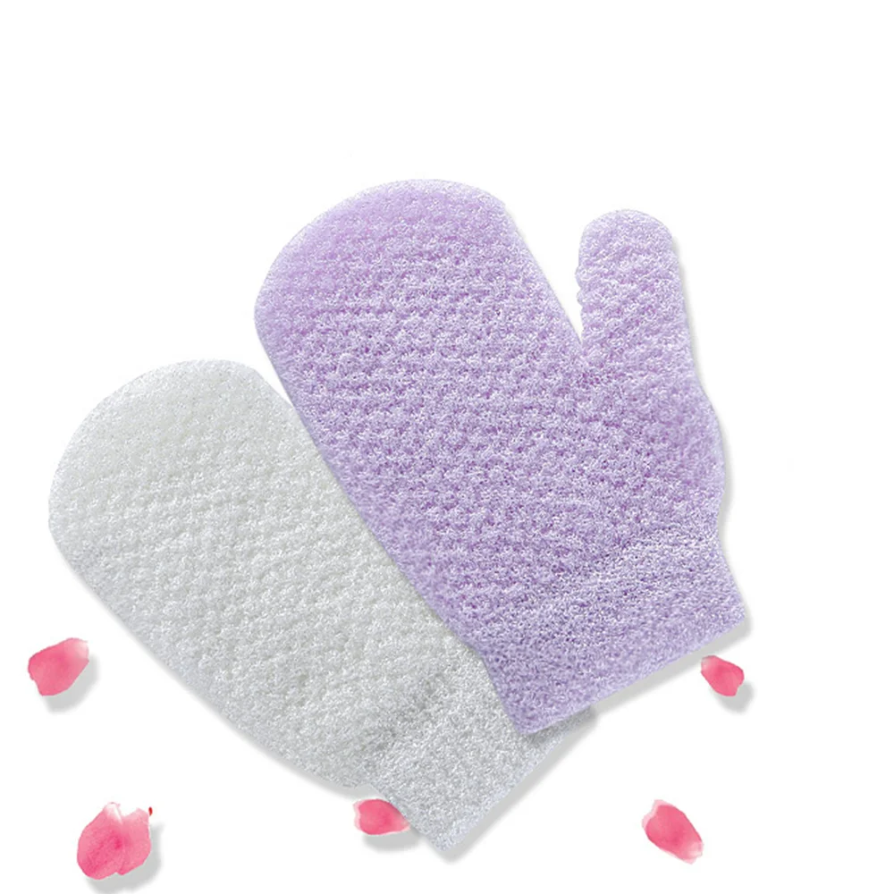 

1pc Bath Peeling Exfoliating Mitt Glove For Shower Scrubber Bath Exfoliating Clearner Pad Exfoliator Shower Puff Body Skin SPA