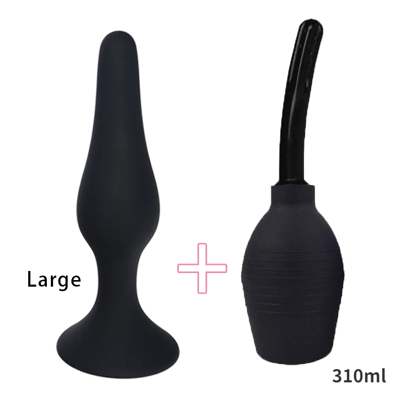 Anal Plug And Enema Cleaner Set For Couples Men And Women_voghion.com
