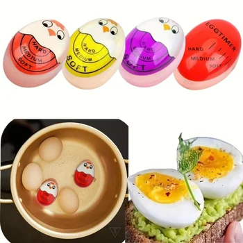 1/2 pezzi timer per uova di pulcino indicatore sensibile al cambiamento di colore per uova sode morbide e dure fornello gadget da cucina per ristoranti panetteria 1