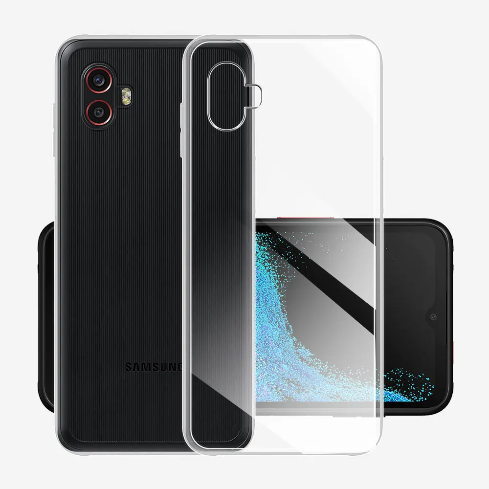 Ultra-Slim Silicone Clear Back Cover for Samsung Xcover6 Pro Galaxy Phone Case