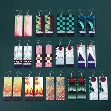 

Japan's most popular peripheral cos earrings cartoon pattern acrylic ear hook ear clip ear pin