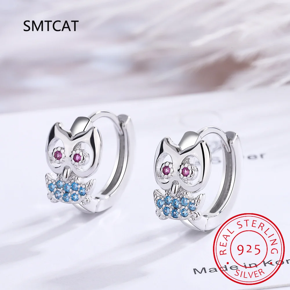 Créoles Colibri En Argent 925 - ZIPPICE - Petites Boucles D'oreilles Fille/femme