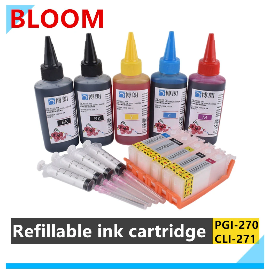 PGI 270 CLI 271 270 271 refillable ink cartridge For CANON PIXMA MG5720 MG6820 TS5020 TS6020