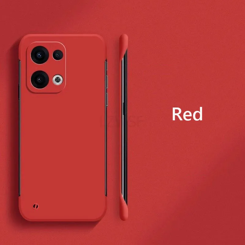 Sleek Matte Hard Back Cover - Frameless Shockproof Case