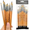 12pcs Professional Artist Painting Brush Oil Painting Watercolor Brush Set For Oil, Acrylic, Canvas, Gouache,Includes Fine Detai 1