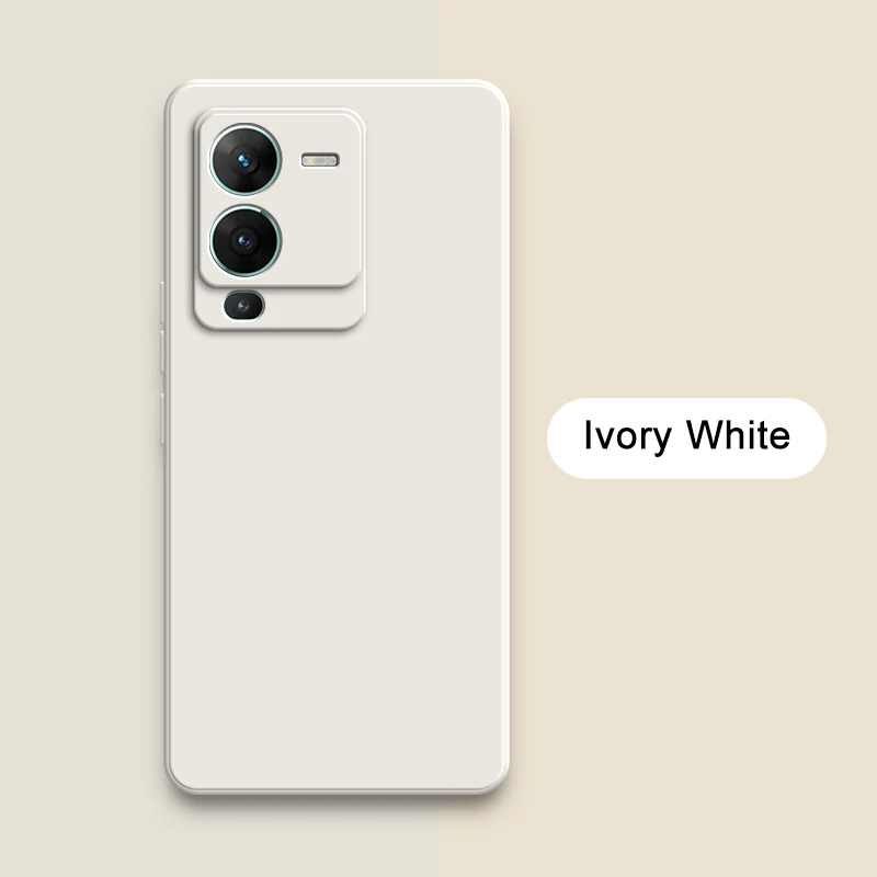 Premium Liquid Silicone Shockproof Phone Case - Luxury Square Design with 360° Protection and Soft Camera Guard