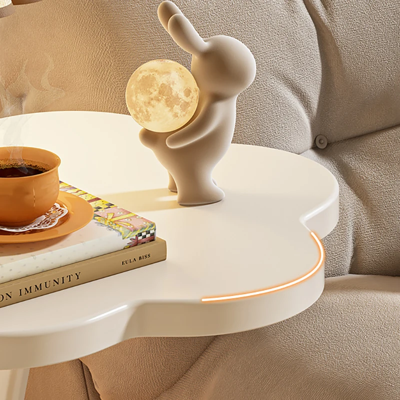 Tavolino da salotto elegante Tavolino da caffè semplice italiano di lusso moderno Design estetico Tavolino Da Salotto Mobili da soggiorno - immagine 4