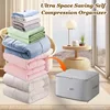 Large Capacity Clothes Storage Bag Waterproof Cabinet Wardrobe Organizer Quilt Pillow Blanket Organizer Dustproof Bedding Storag 2